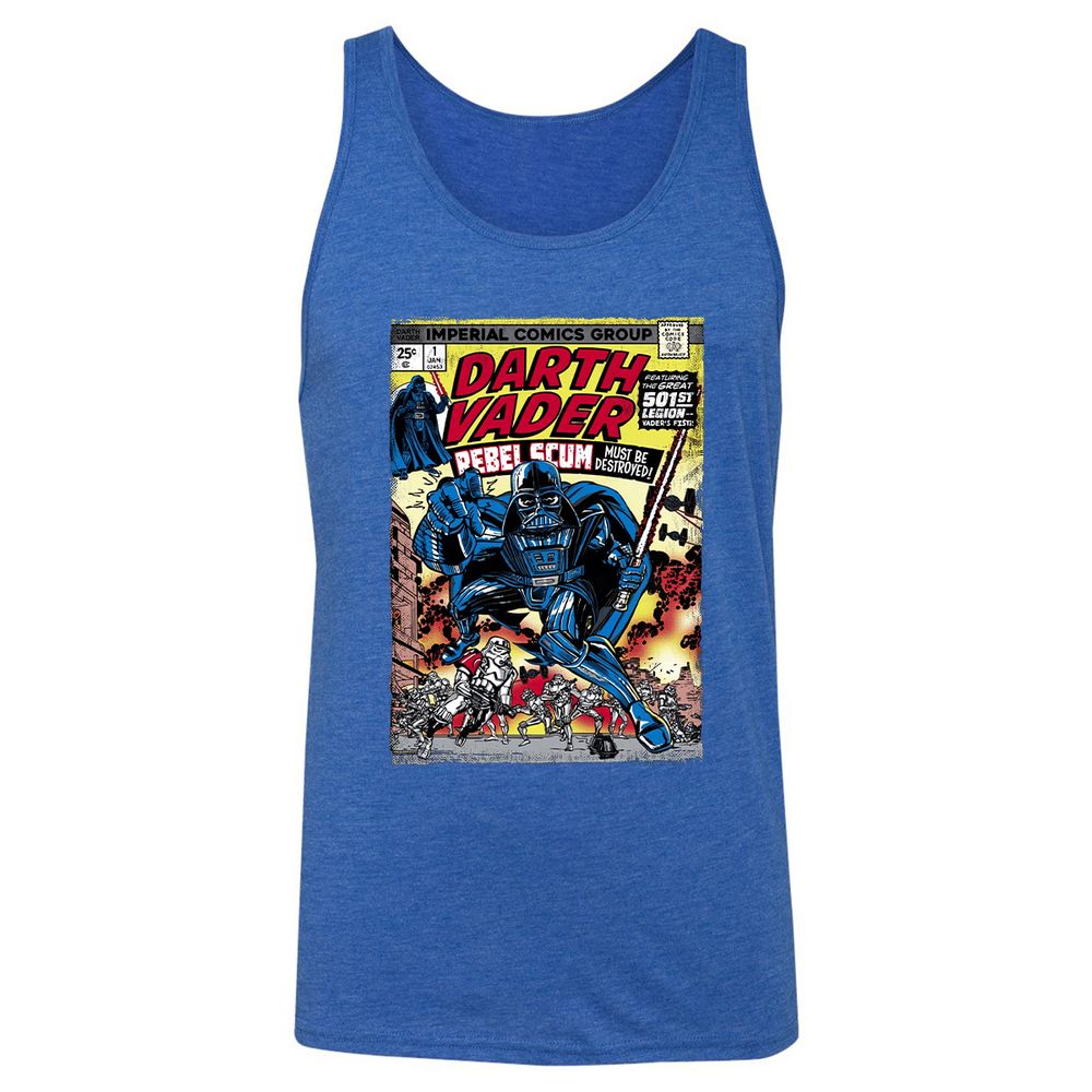 Unisex Jersey Tank - KLW8WTSN - True Royal Triblend - 12