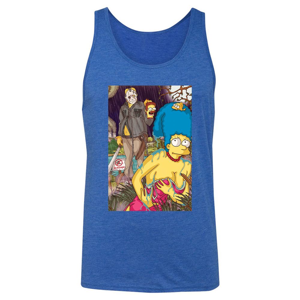 Unisex Jersey Tank - MT2VA8GR - True Royal Triblend - 12