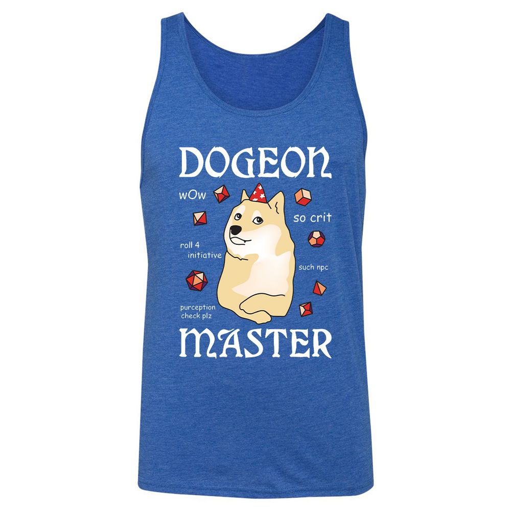 Unisex Jersey Tank - NB5W1Q84 - True Royal Triblend - 12