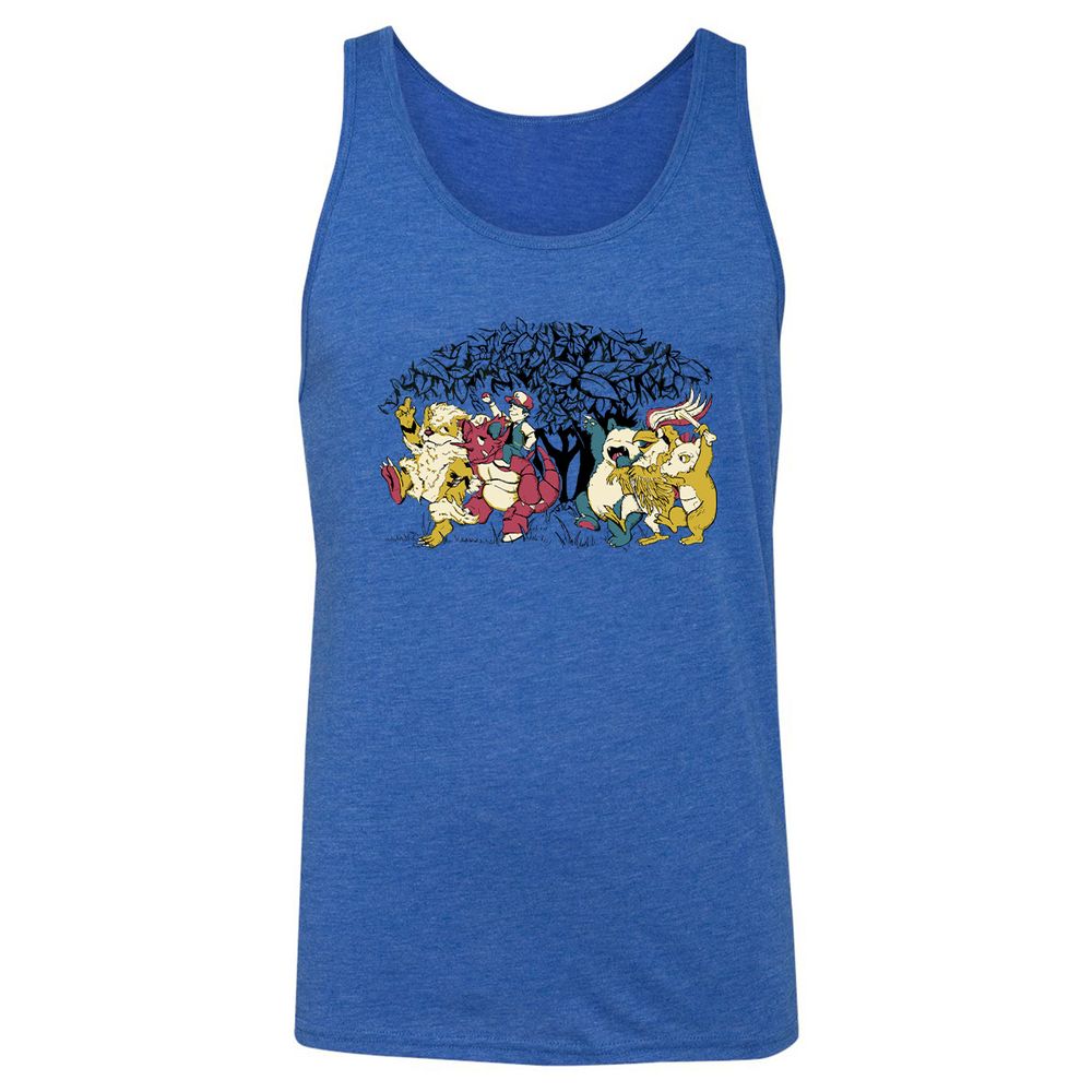 Unisex Jersey Tank - 8YQ8N8HK - True Royal Triblend - 12