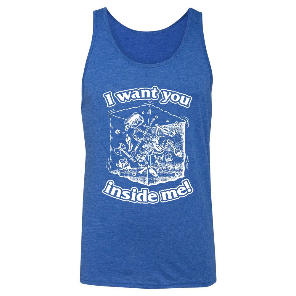 Unisex Jersey Tank - 1MZCHX7P - True Royal Triblend - 12