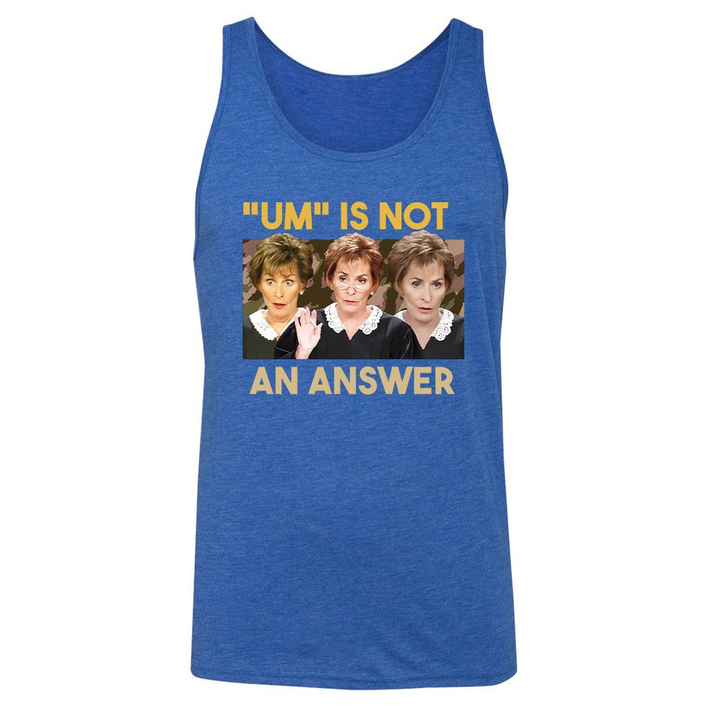 Unisex Jersey Tank - U3K9NHY8 - True Royal Triblend - 12