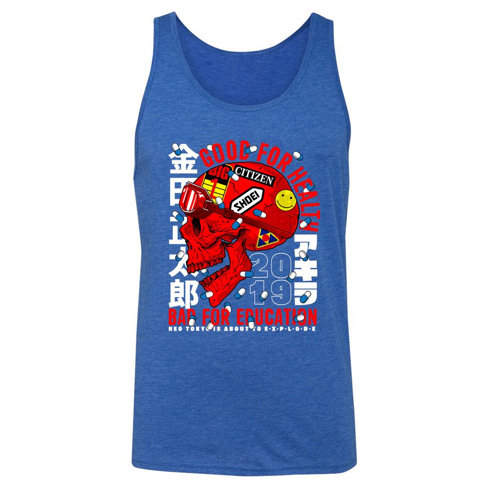 Unisex Jersey Tank - XR779FSL - True Royal Triblend - 12