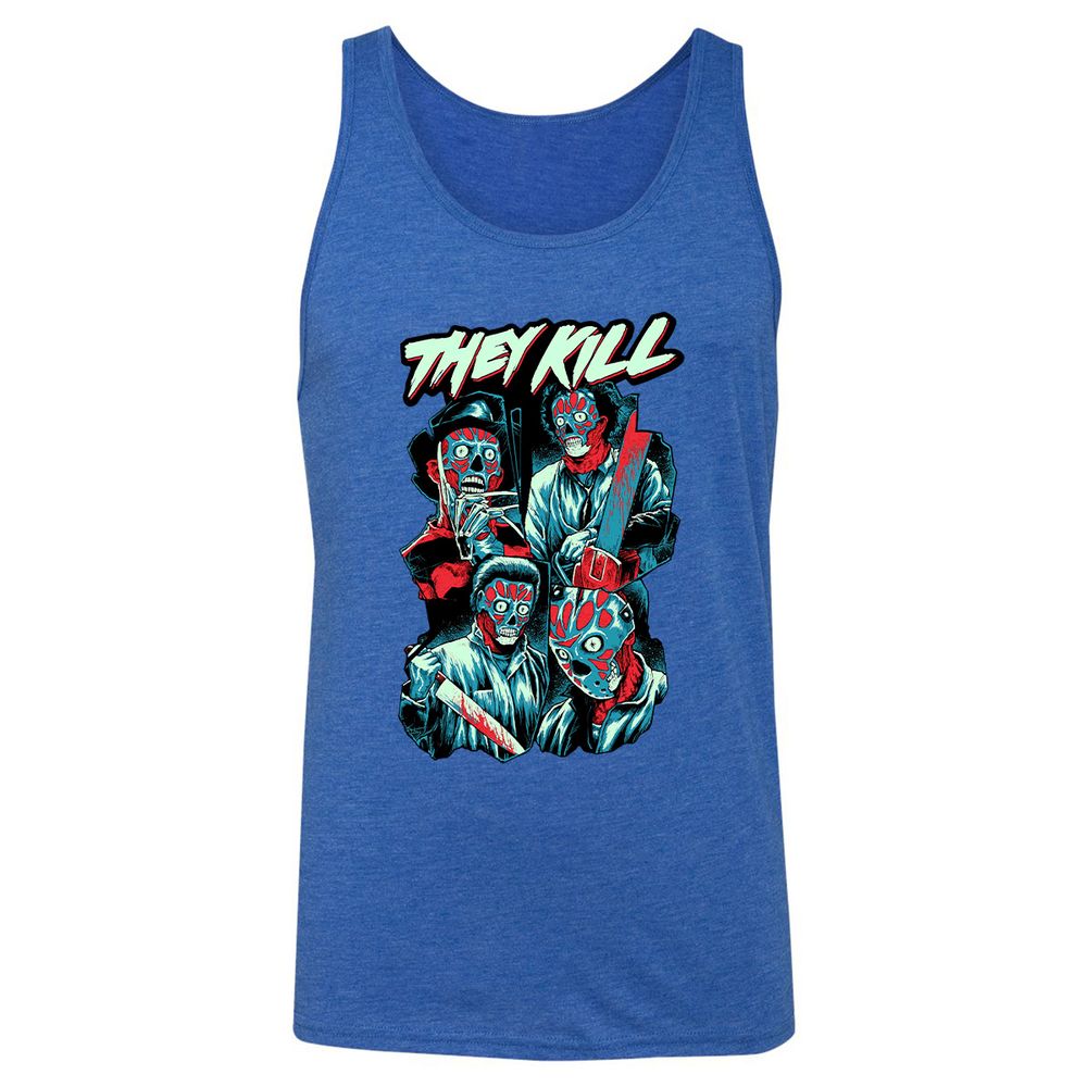 Unisex Jersey Tank - ZX88JPG4 - True Royal Triblend - 12