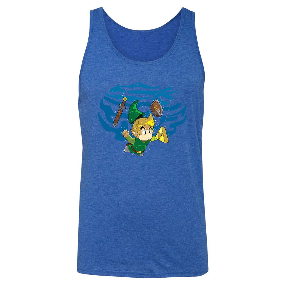 Unisex Jersey Tank - 64ZM82BU - True Royal Triblend - 12