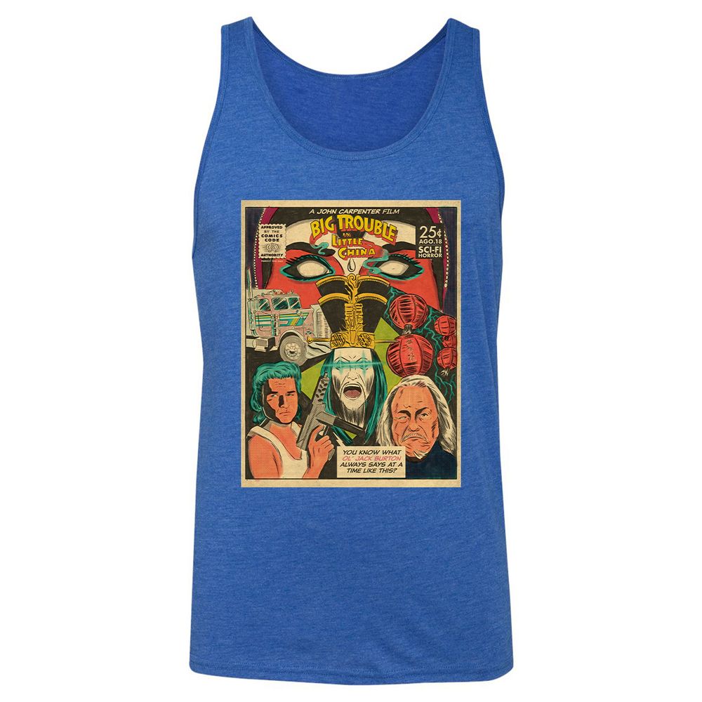 Unisex Jersey Tank - 9DB7TQLW - True Royal Triblend - 12