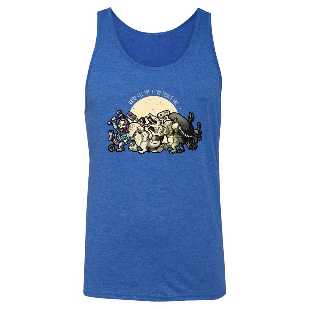 Unisex Jersey Tank - 6Q5TZUXF - True Royal Triblend - 12