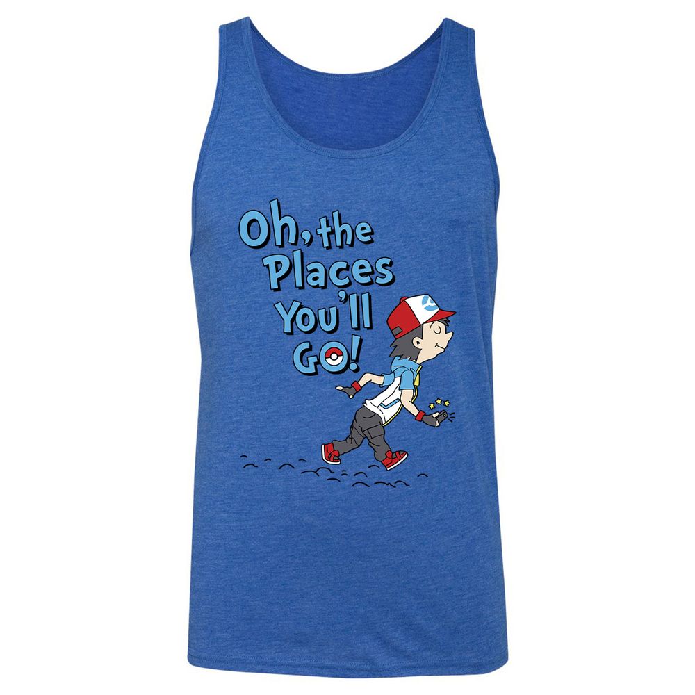 Unisex Jersey Tank - QJAWK1KG - True Royal Triblend - 12