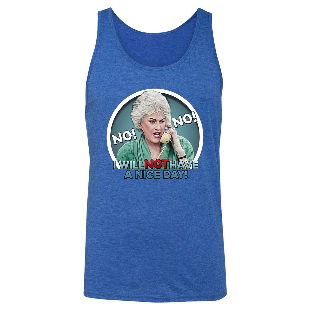Unisex Jersey Tank - X4L1RA2Q - True Royal Triblend - 12