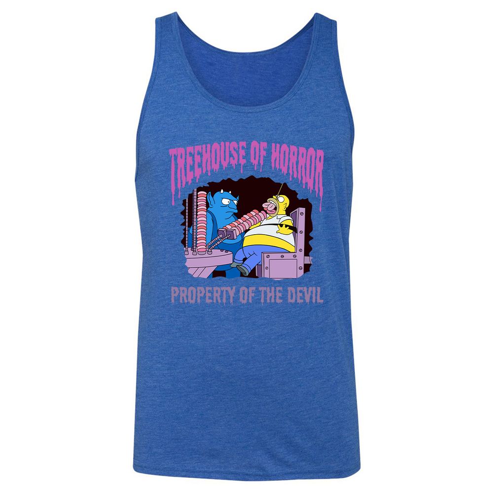 Unisex Jersey Tank - LQ8BLWRL - True Royal Triblend - 12