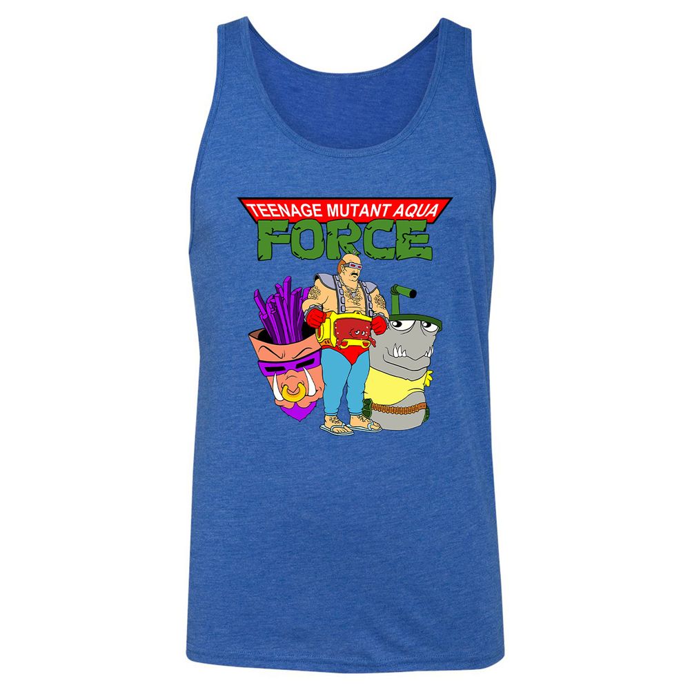 Unisex Jersey Tank - QAXSNB2H - True Royal Triblend - 12