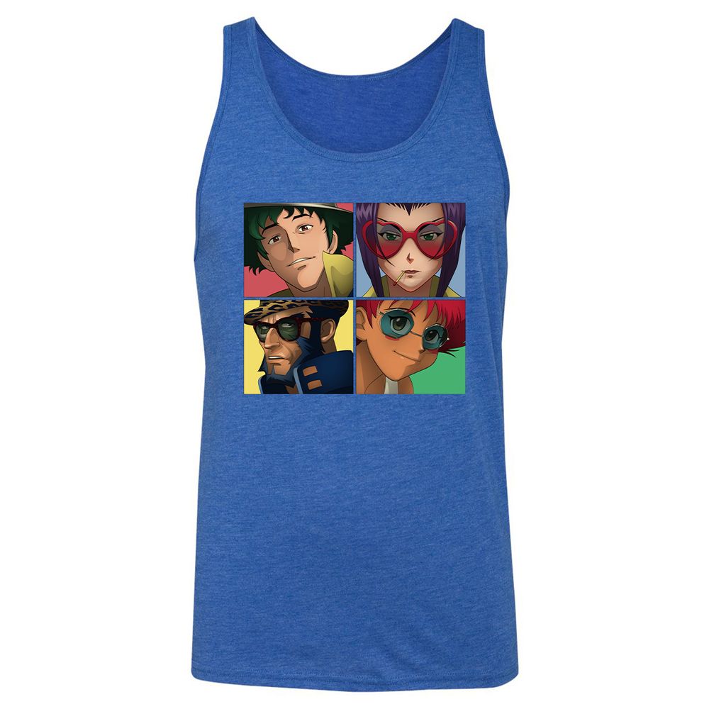 Unisex Jersey Tank - TJ1DN88W - True Royal Triblend - 12