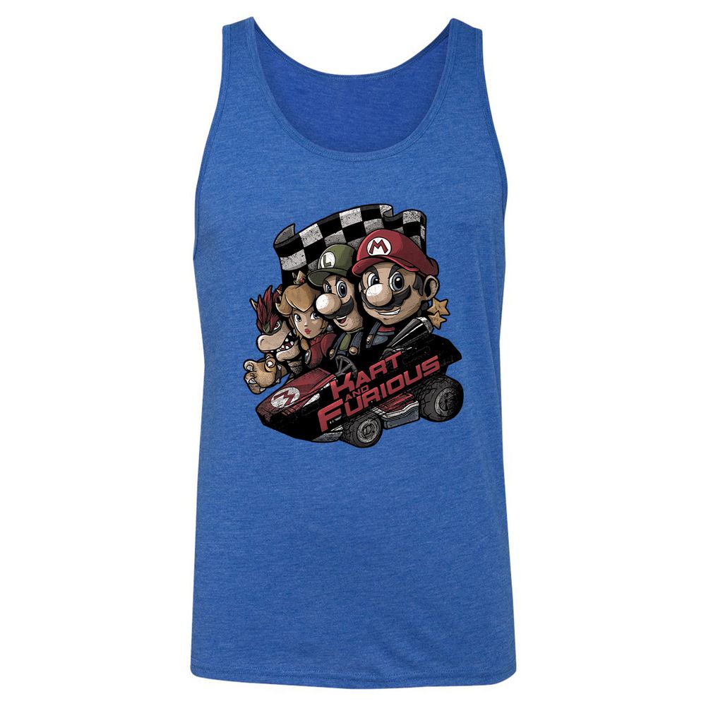 Unisex Jersey Tank - C4R9AFZ1 - True Royal Triblend - 12