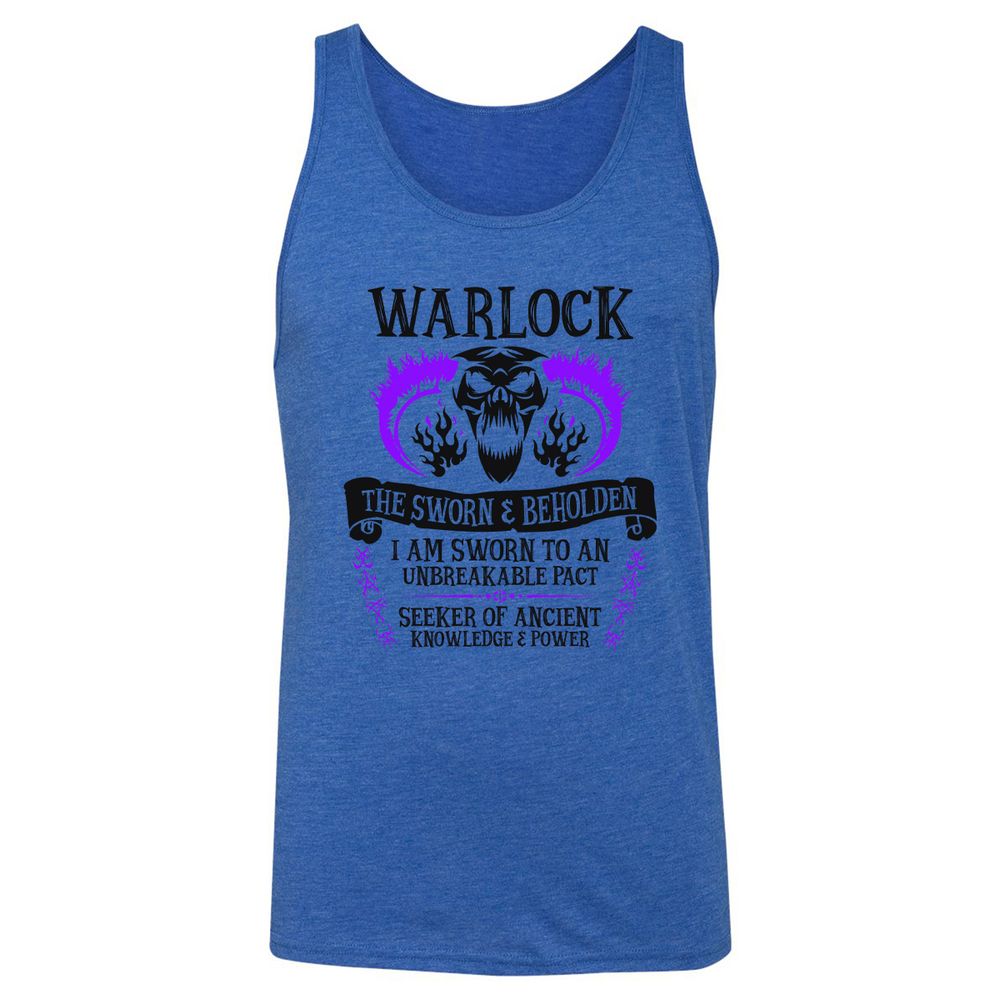 Unisex Jersey Tank - QSJY812X - True Royal Triblend - 12