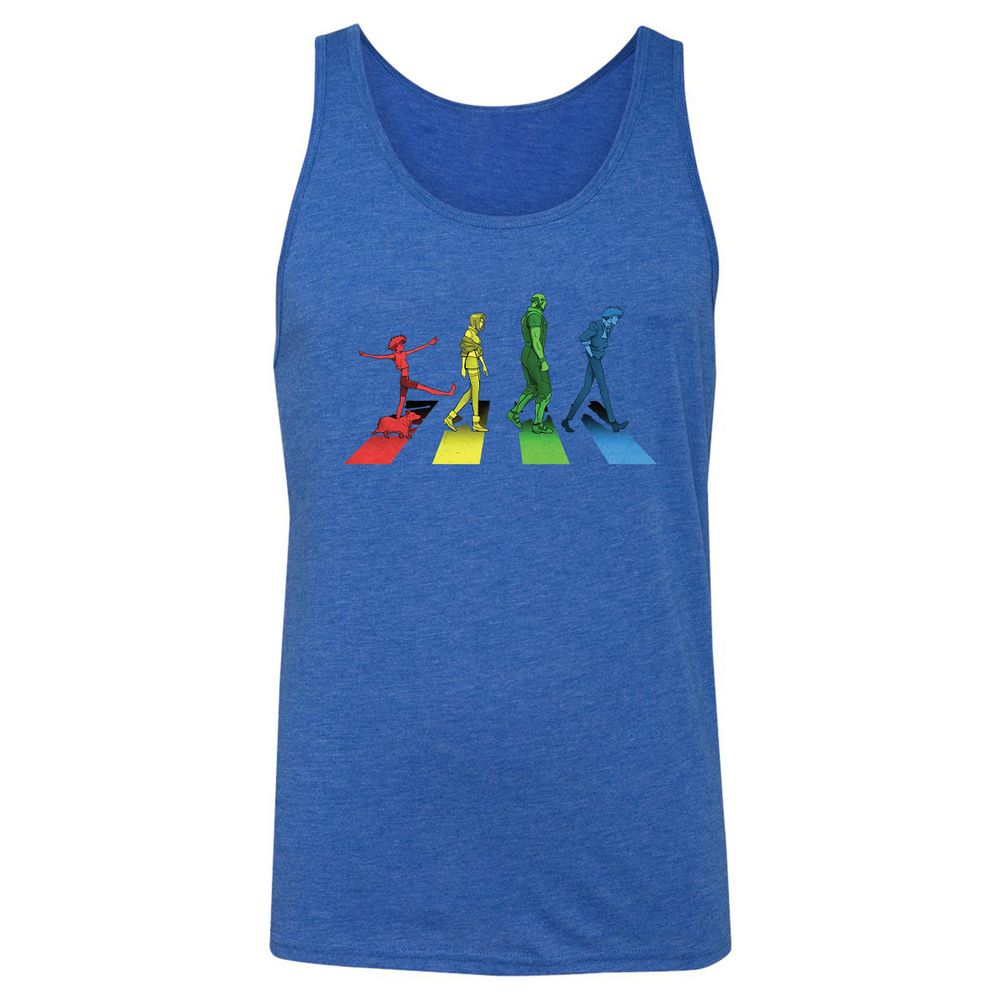 Unisex Jersey Tank - 1XDMYPYE - True Royal Triblend - 12