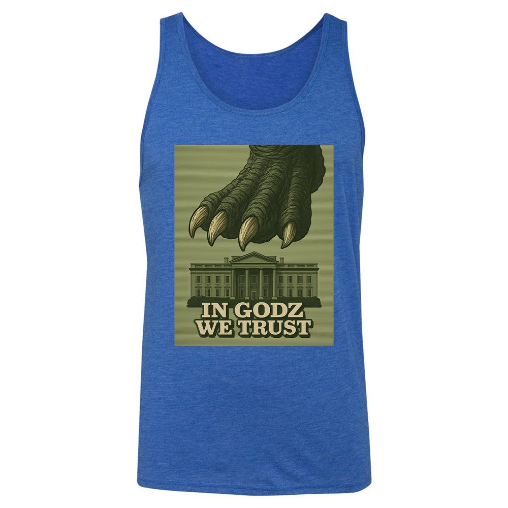 Unisex Jersey Tank - MSKJCXPG - True Royal Triblend - 12