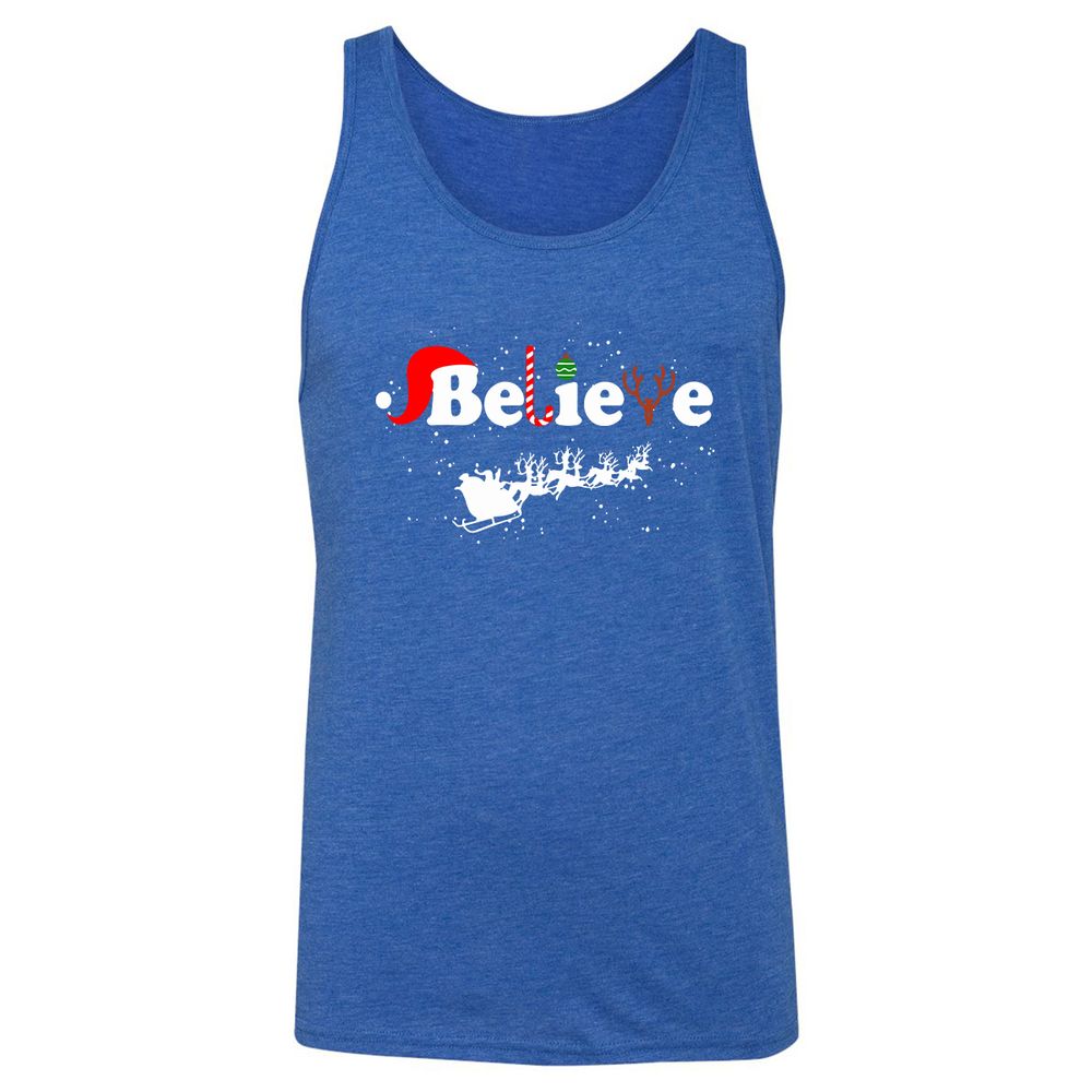 Unisex Jersey Tank - 52DWFVRJ - True Royal Triblend - 12
