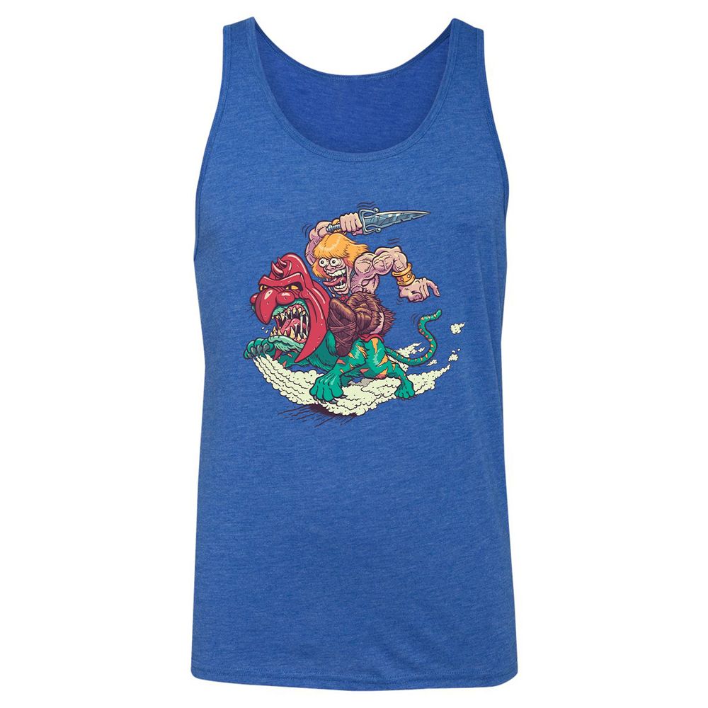 Unisex Jersey Tank - 6FZ6BHYM - True Royal Triblend - 12