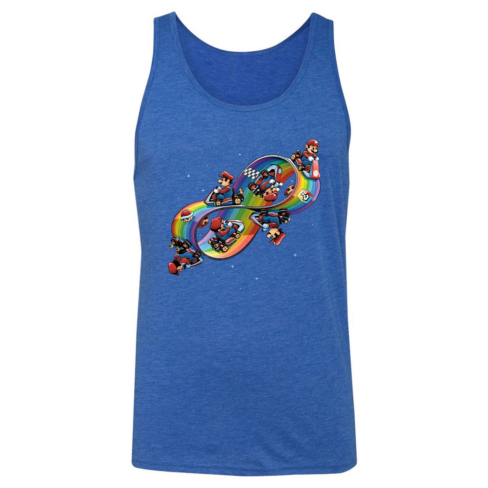 Unisex Jersey Tank - AU88863M - True Royal Triblend - 12