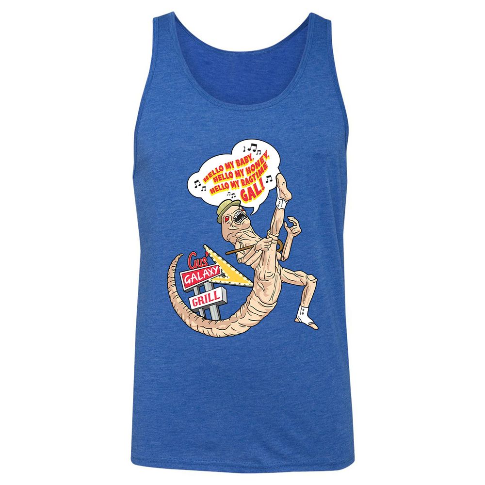 Unisex Jersey Tank - 4TS84PG1 - True Royal Triblend - 12