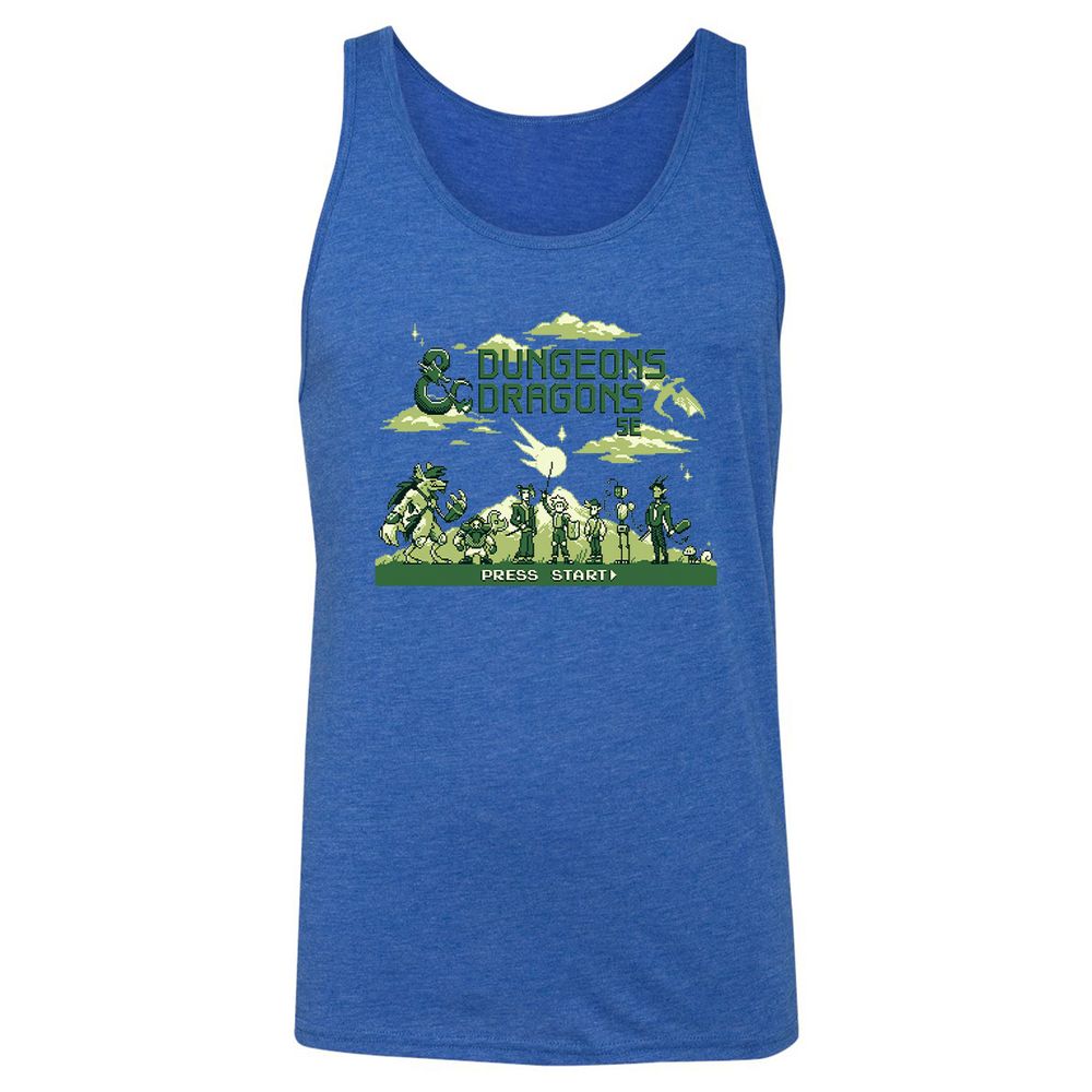 Unisex Jersey Tank - J3C2KQ4F - True Royal Triblend - 12