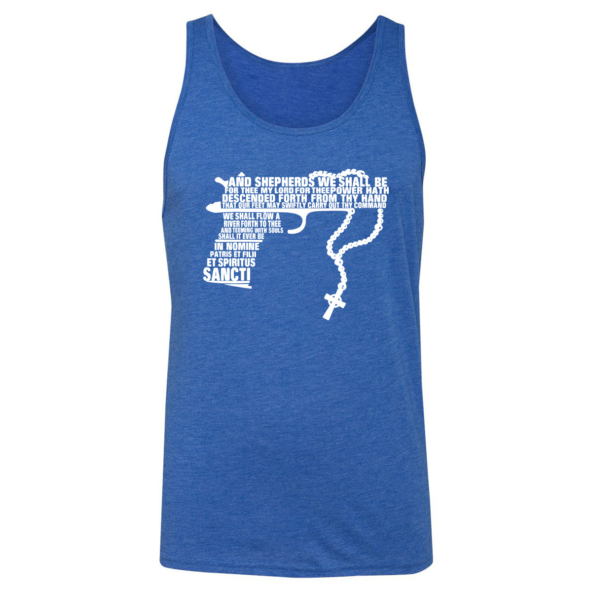 Unisex Jersey Tank - W5WR9CEQ - True Royal Triblend - 12