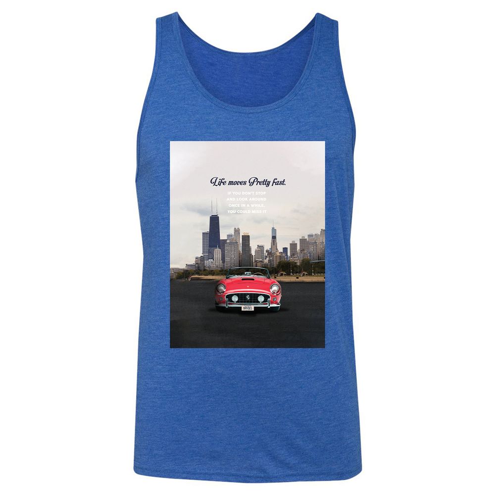 Unisex Jersey Tank - 465ZK571 - True Royal Triblend - 12