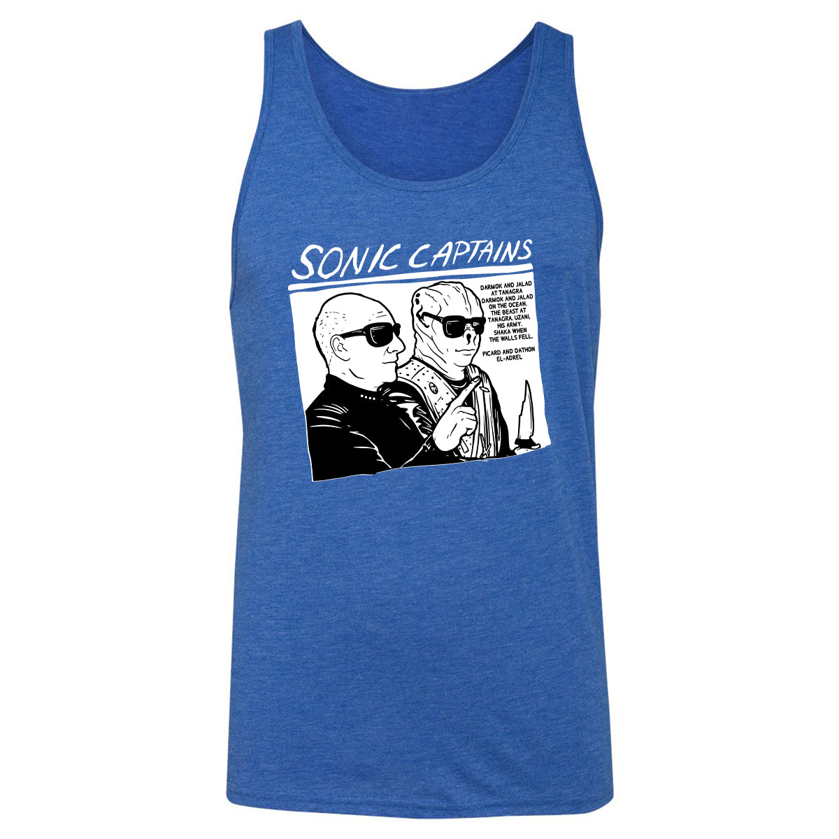 Unisex Jersey Tank - 9TBRBHZ6 - True Royal Triblend - 12
