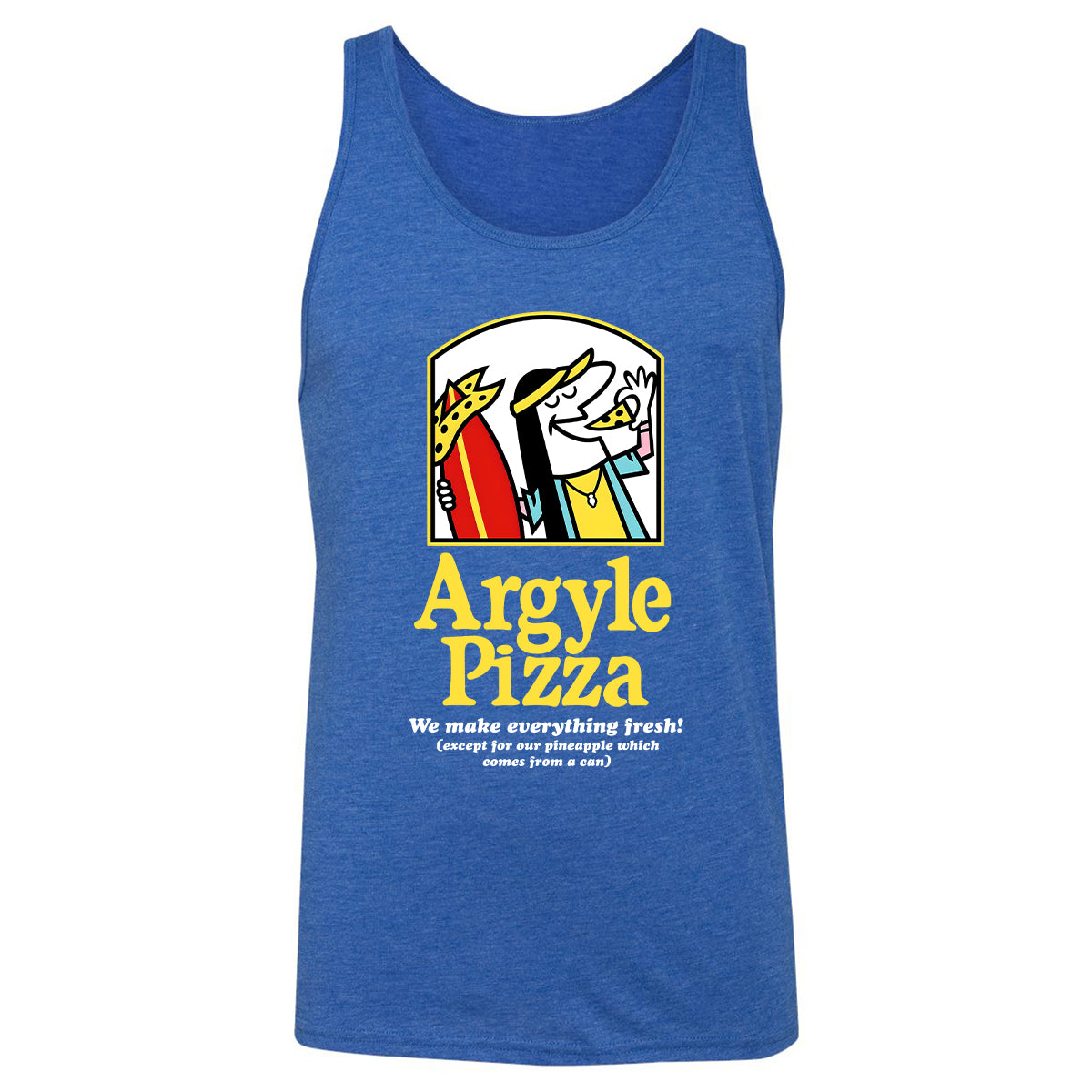 Unisex Jersey Tank - 7G4K4M6L - True Royal Triblend - 12