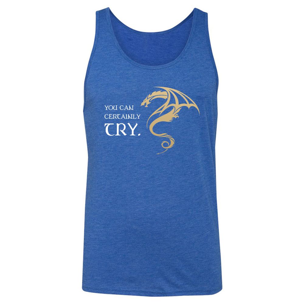 Unisex Jersey Tank - 2U8ELEDA - True Royal Triblend - 12