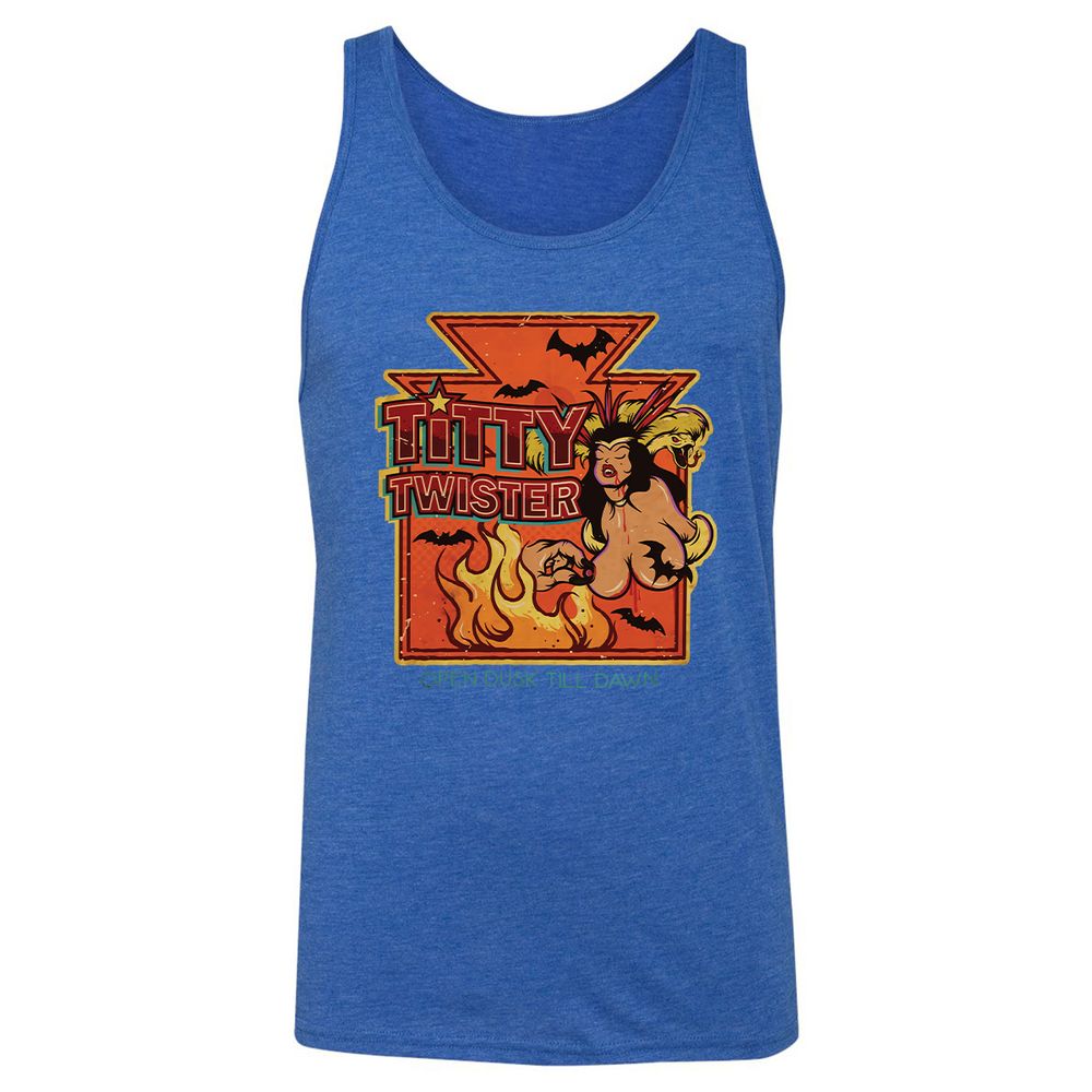 Unisex Jersey Tank - ZNUPU886 - True Royal Triblend - 12