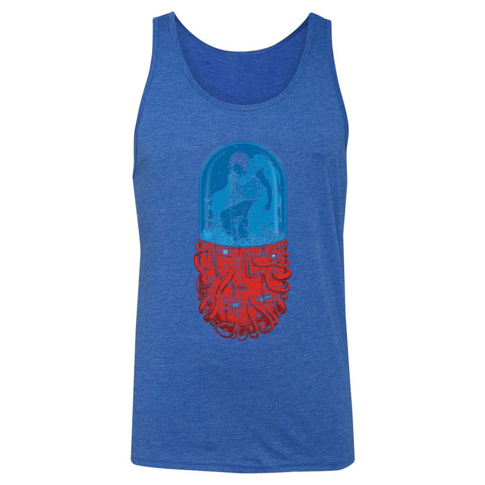 Unisex Jersey Tank - Z2N1Z2KW - True Royal Triblend - 12