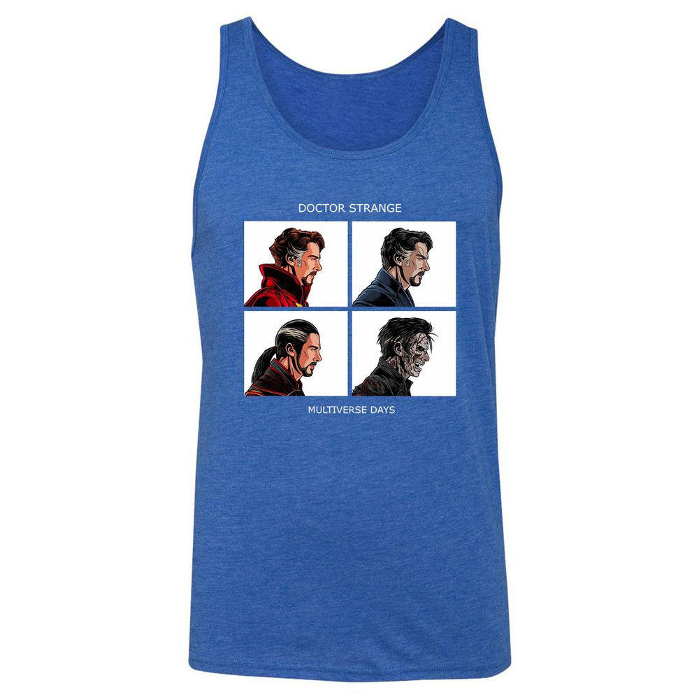 Unisex Jersey Tank - 4XDSR1E2 - True Royal Triblend - 12