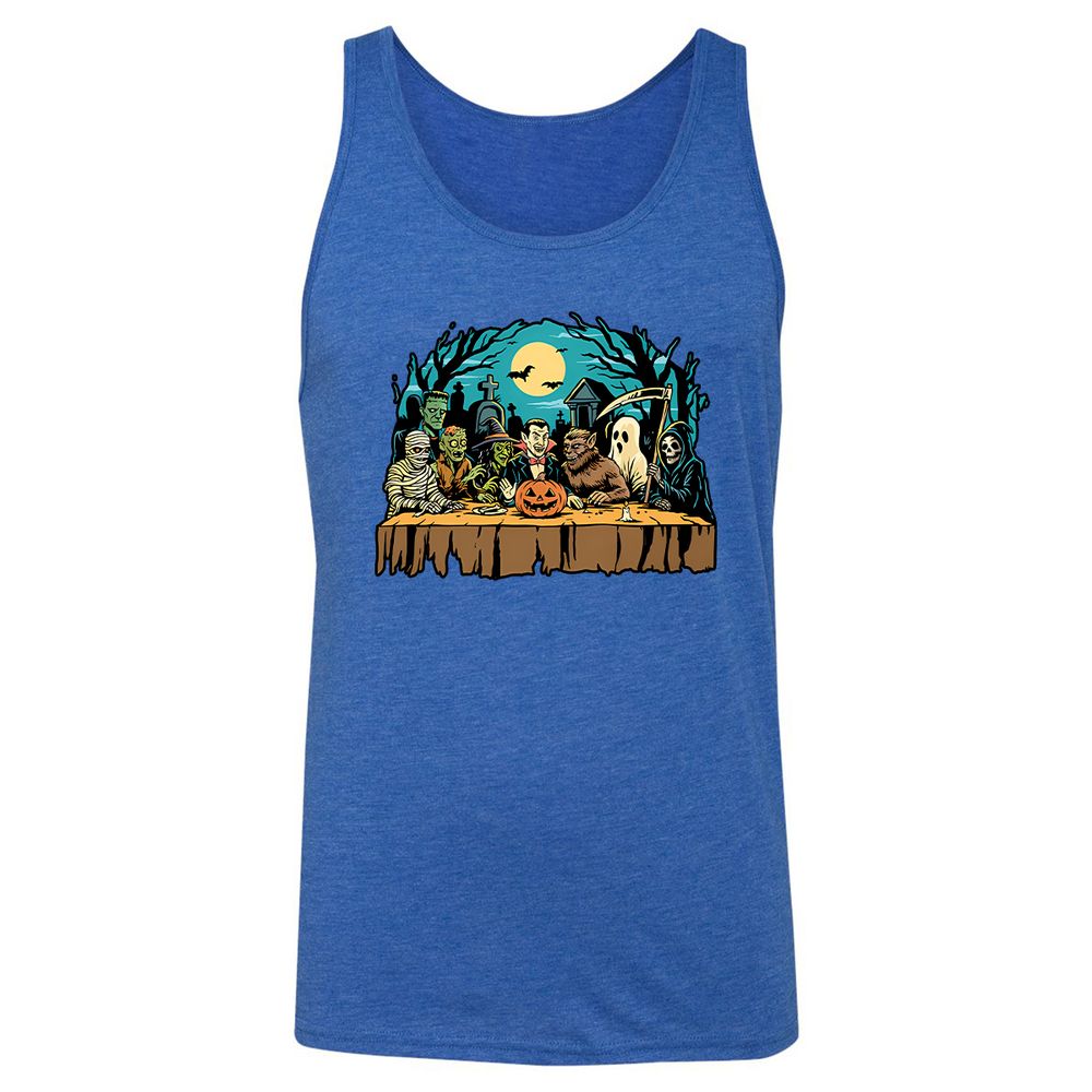 Unisex Jersey Tank - Y844Z4Z1 - True Royal Triblend - 12