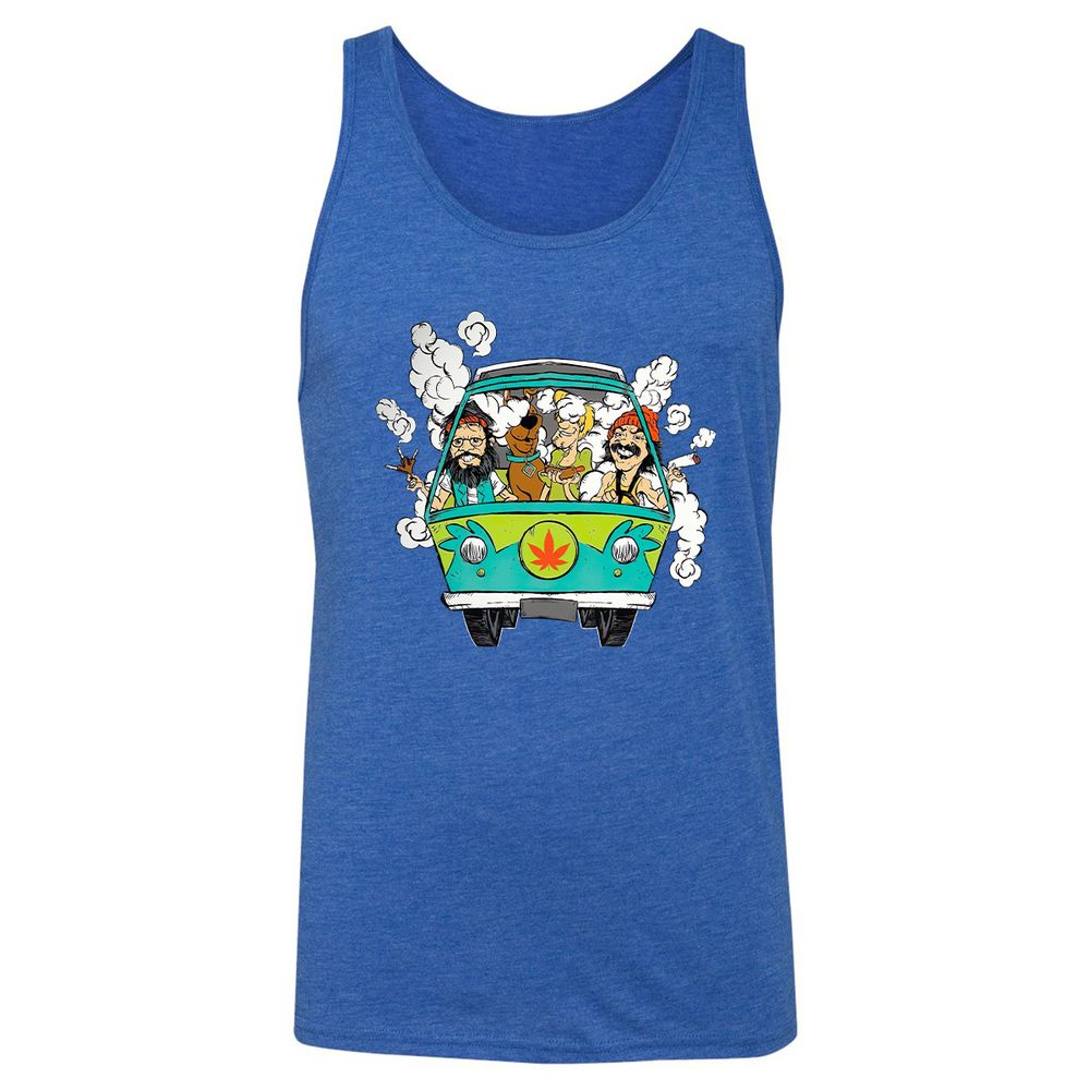 Unisex Jersey Tank - P4STY195 - True Royal Triblend - 12