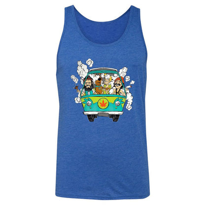Unisex Jersey Tank - P4STY195 - True Royal Triblend - 12