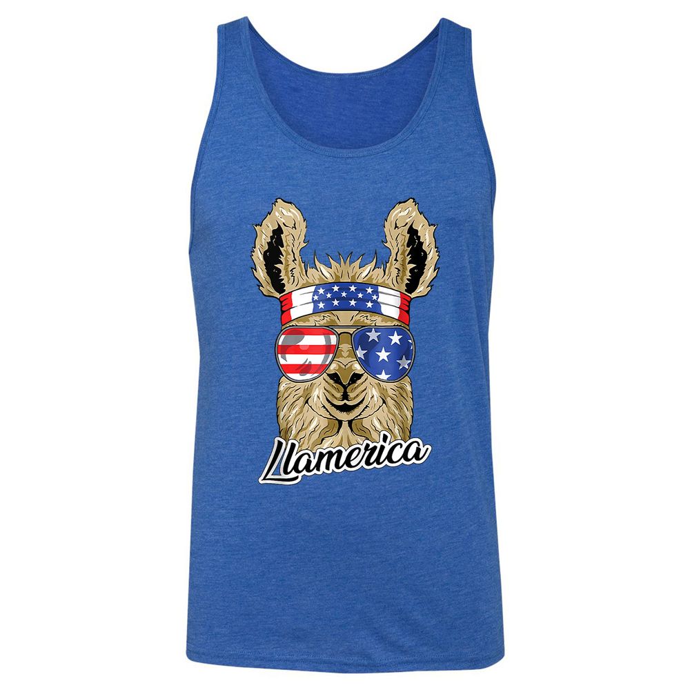Unisex Jersey Tank - HTTXUFYA - True Royal Triblend - 12