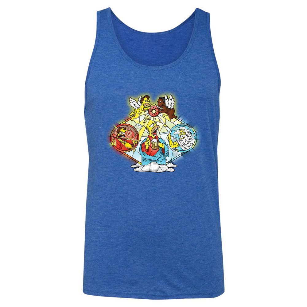 Unisex Jersey Tank - P4MHSDHH - True Royal Triblend - 12
