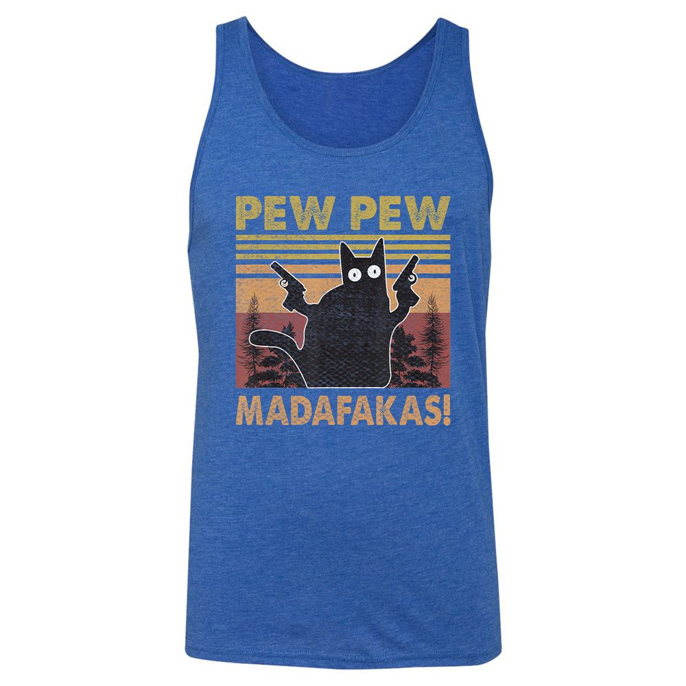 Unisex Jersey Tank - FEWU95HA - True Royal Triblend - 12