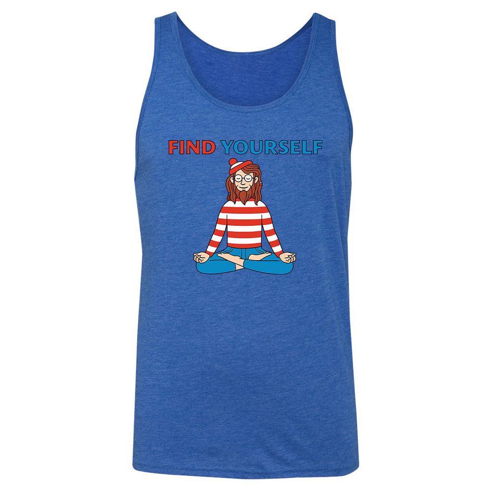 Unisex Jersey Tank - 4STMD6GZ - True Royal Triblend - 12