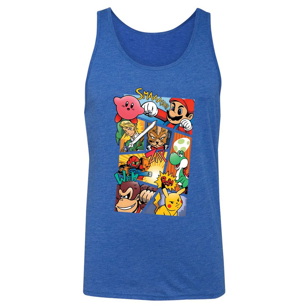 Unisex Jersey Tank - JSJ99E82 - True Royal Triblend - 12