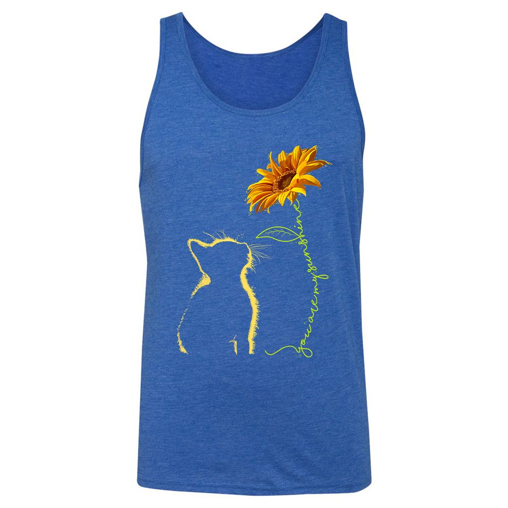 Unisex Jersey Tank - HZYMFWVL - True Royal Triblend - 12
