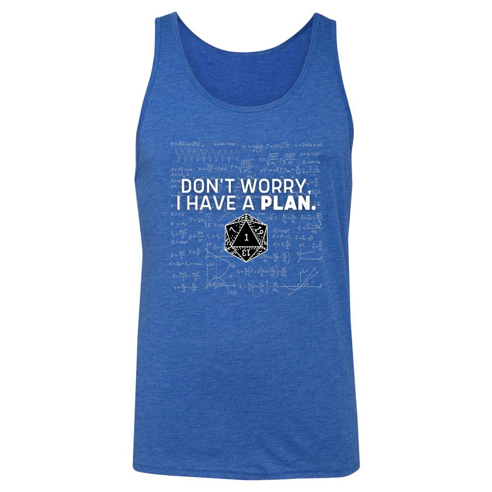 Unisex Jersey Tank - B8CQSXWR - True Royal Triblend - 12