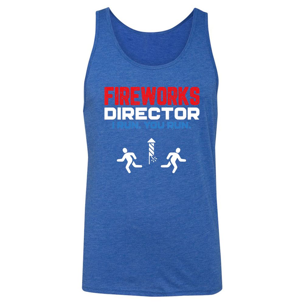 Unisex Jersey Tank - AV9ELU4W - True Royal Triblend - 12