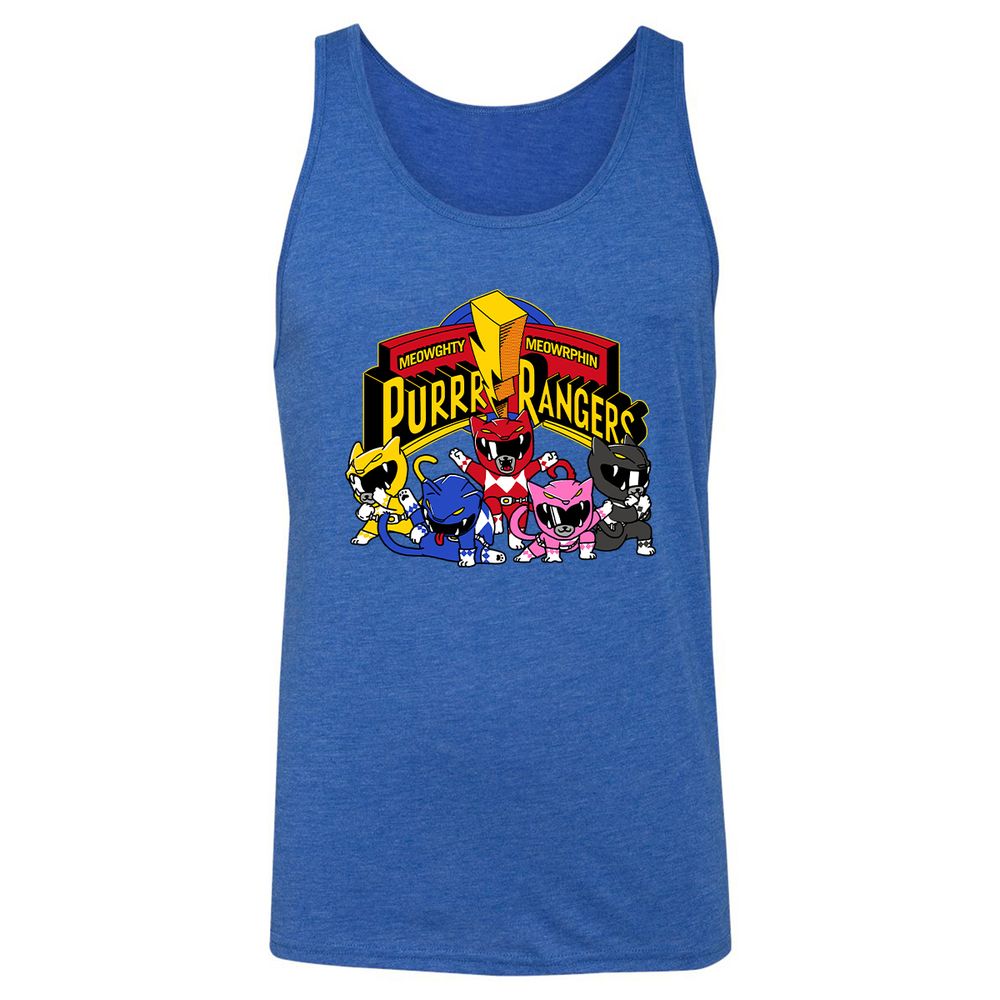 Unisex Jersey Tank - 4PRRAPWD - True Royal Triblend - 12