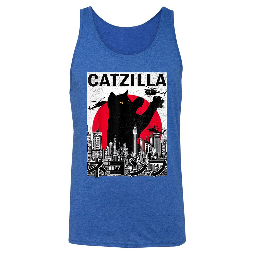 Unisex Jersey Tank - V64LK1FG - True Royal Triblend - 12