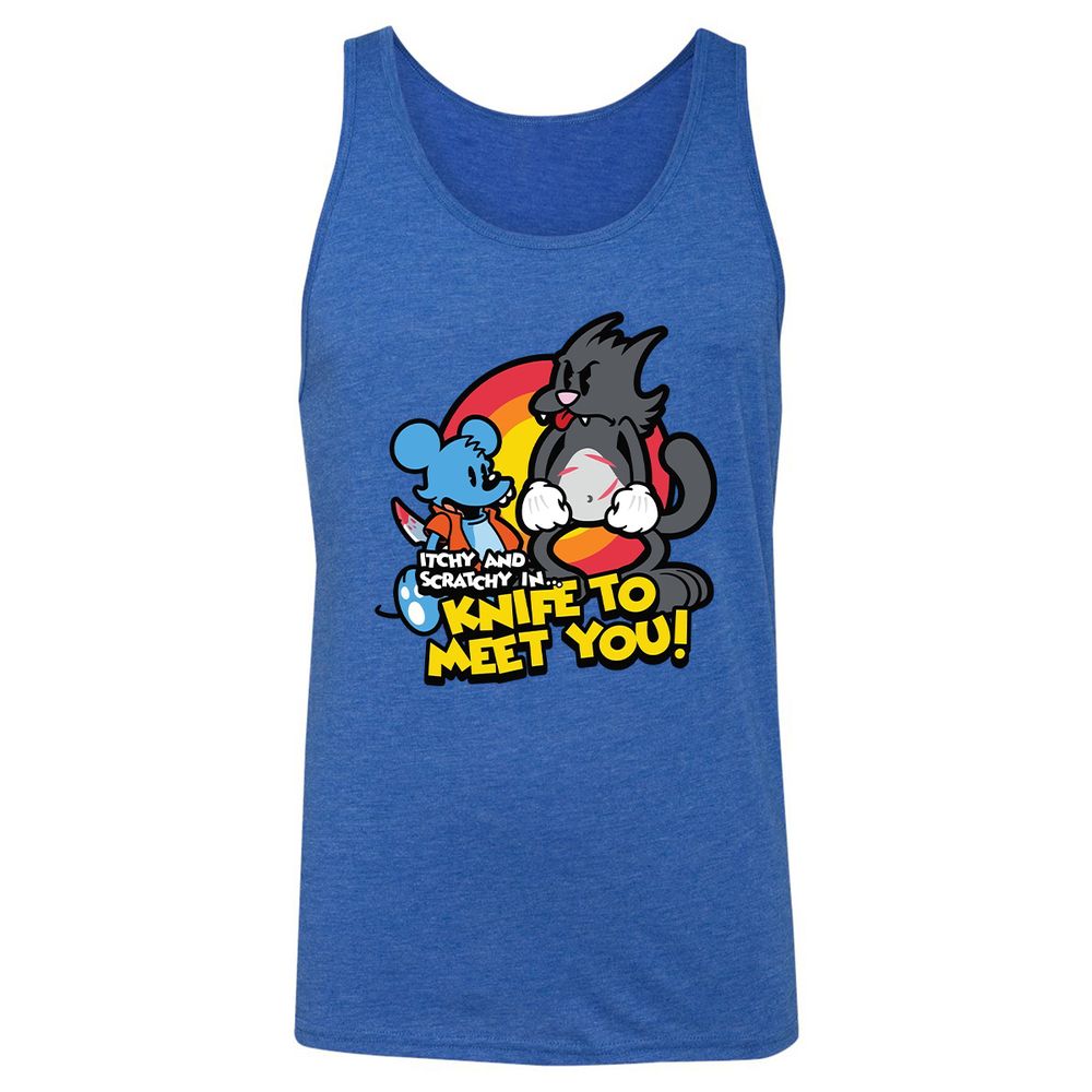 Unisex Jersey Tank - 1FMU3YKY - True Royal Triblend - 12