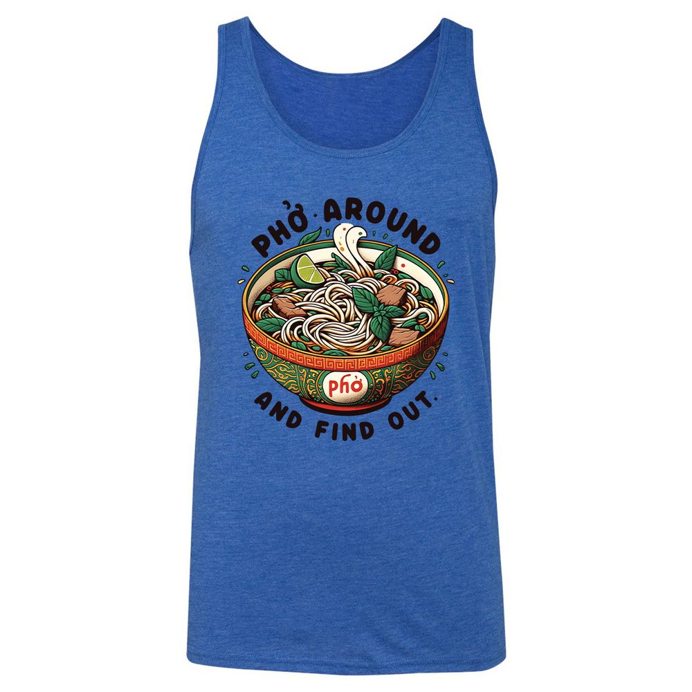 Unisex Jersey Tank - DEDQ4PBW - True Royal Triblend - 12