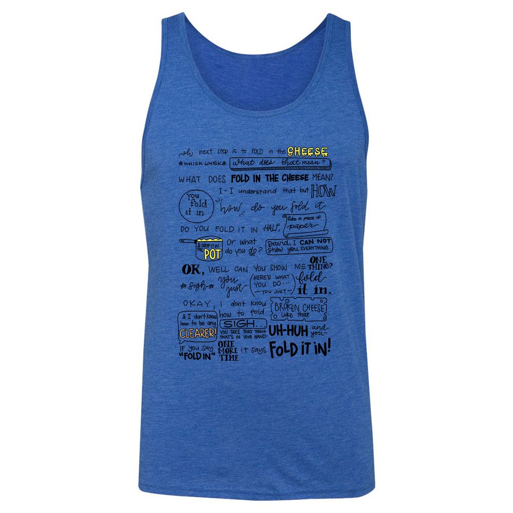 Unisex Jersey Tank - 8H4BDV3A - True Royal Triblend - 12