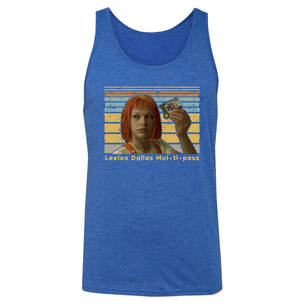 Unisex Jersey Tank - AVY6XK12 - True Royal Triblend - 12